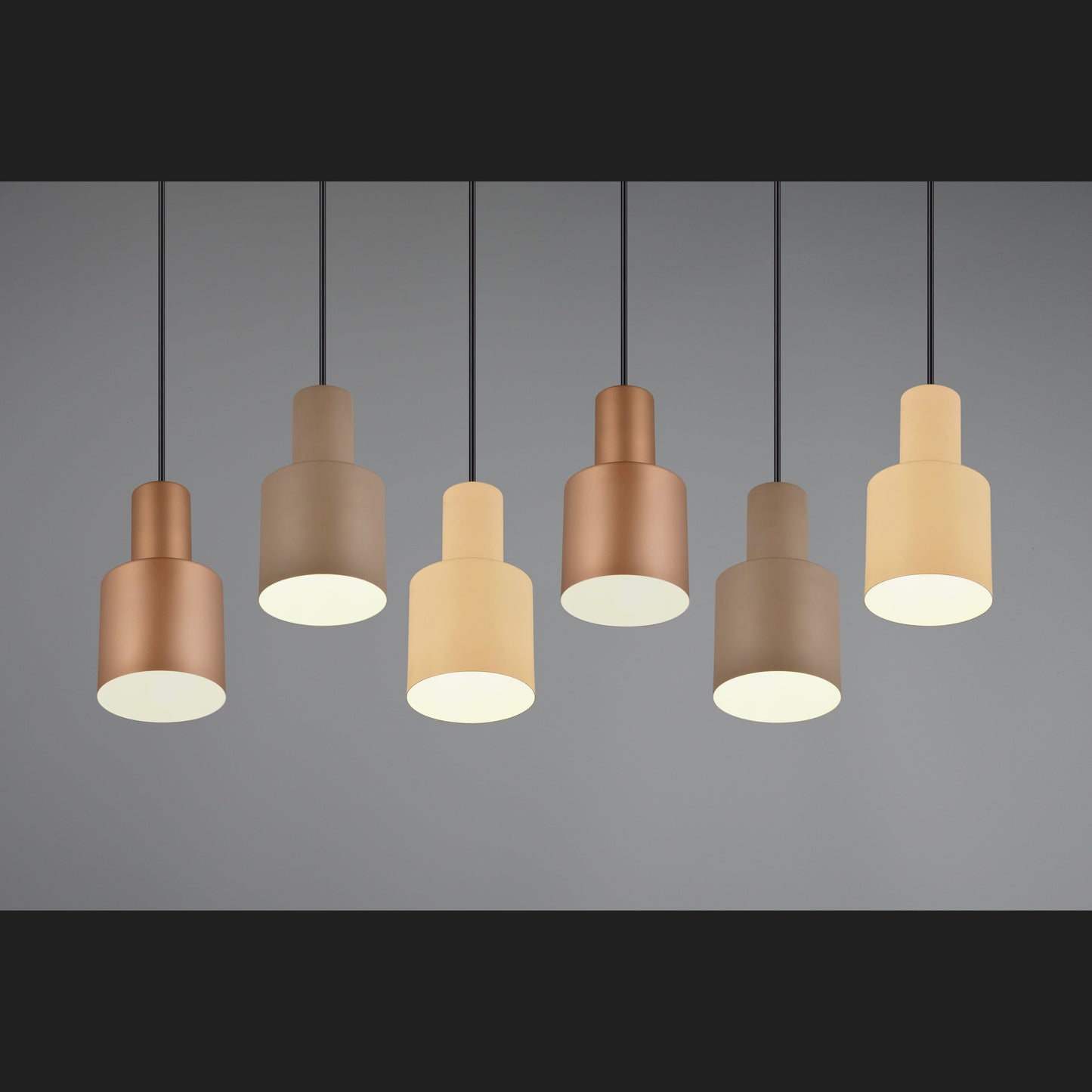 Agudo  - Pendant - Coffee - Trio