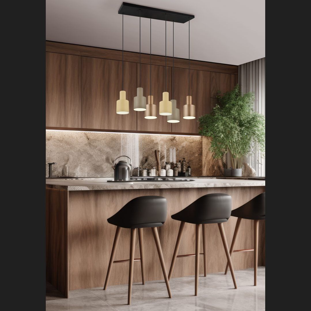 Agudo  - Pendant - Coffee - Trio