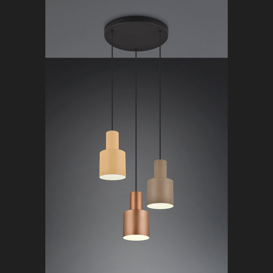 Agudo  - Pendant - Coffee - Trio
