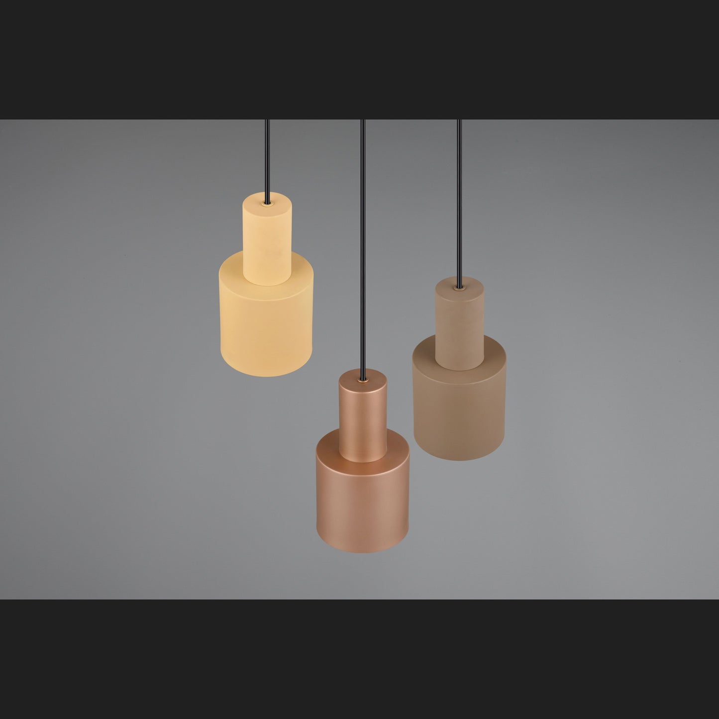 Agudo  - Pendant - Coffee - Trio