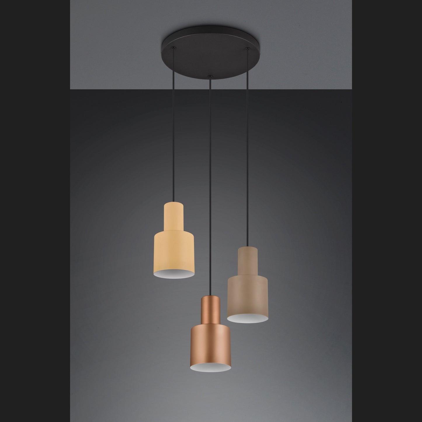 Agudo  - Pendant - Coffee - Trio
