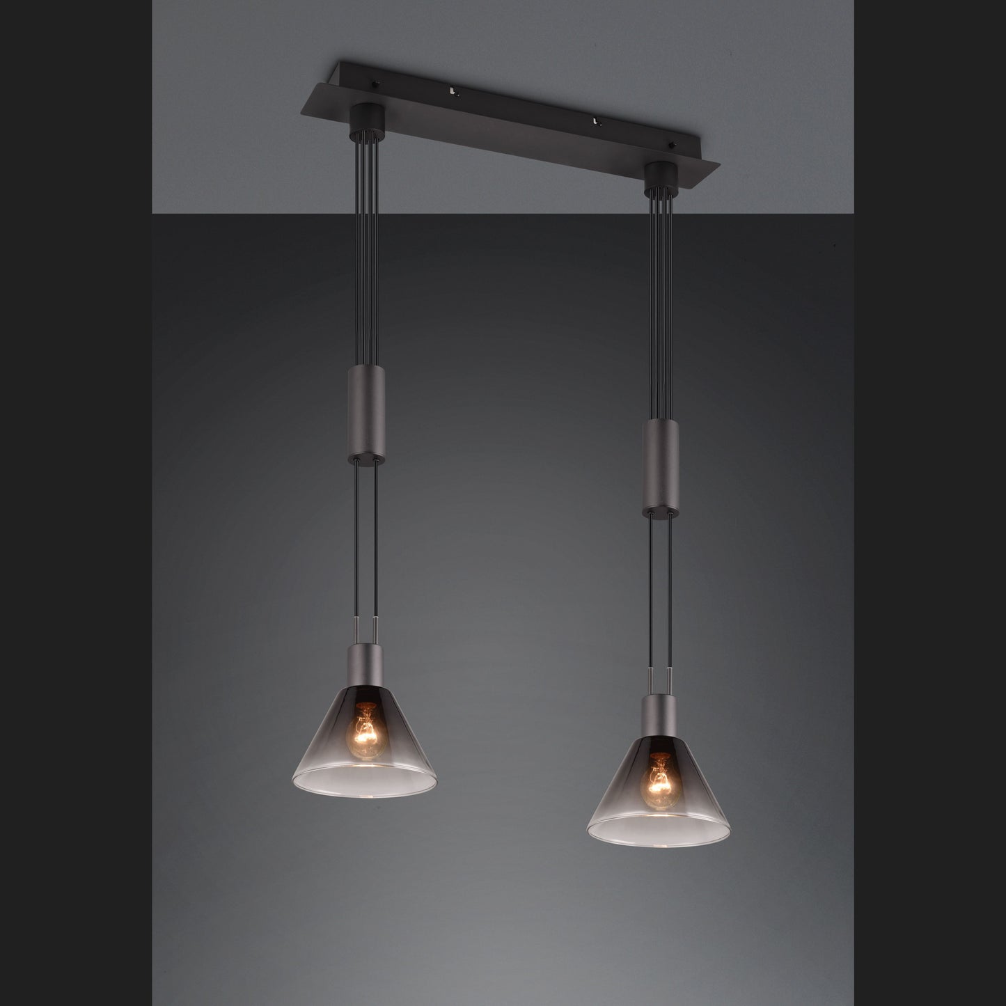 Stanley  - Pendant - Smoke - Trio