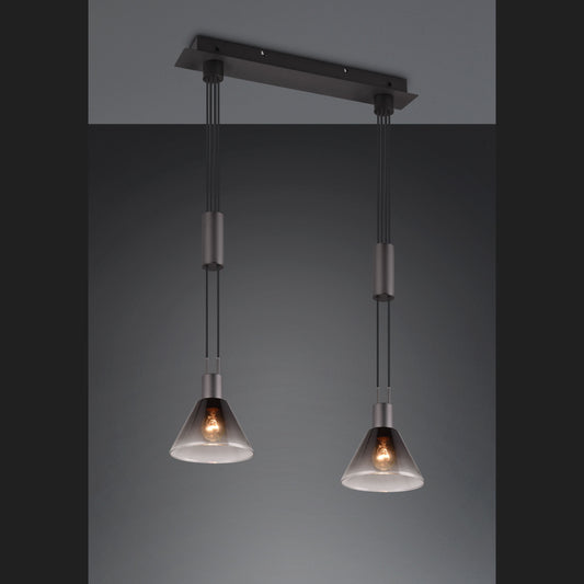 Stanley  - Pendant - Smoke - Trio