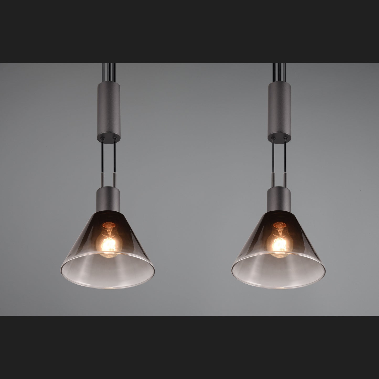 Stanley  - Pendant - Smoke - Trio