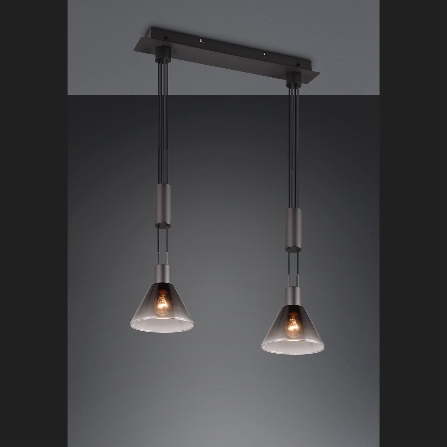 Stanley  - Pendant - Smoke - Trio