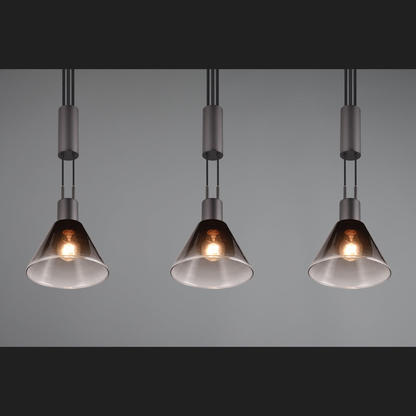 Stanley  - Pendant - Smoke - Trio