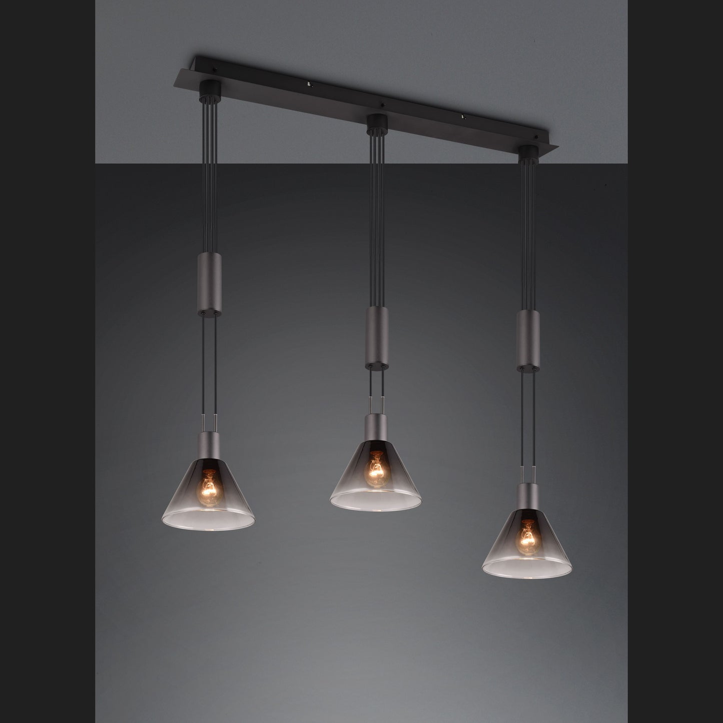 Stanley  - Pendant - Smoke - Trio
