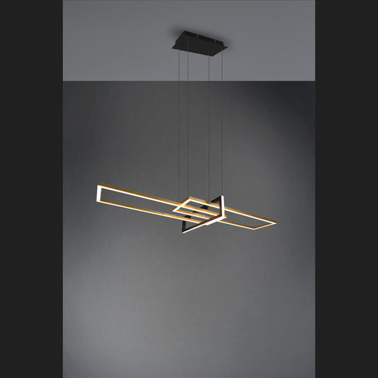 Salinas  - Pendant - Brass Matt - Trio