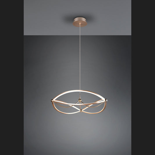 Charivari  - Pendant - Brass Matt - Trio