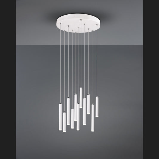 Tubular  - Pendant - White Matt - Trio