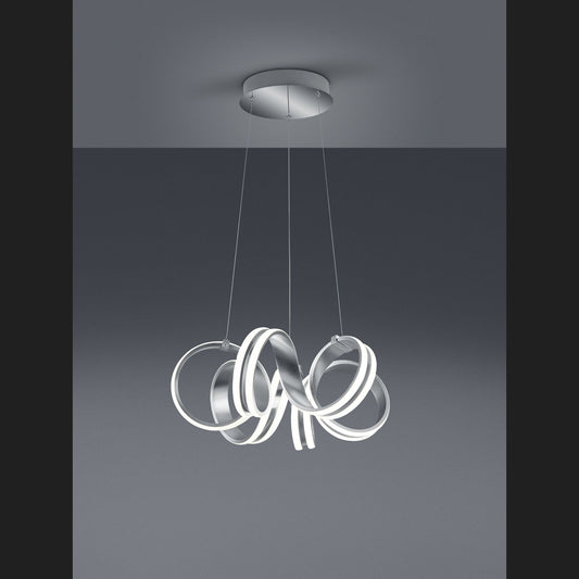 Carrera  - Pendant - Brushed Aluminium - Trio