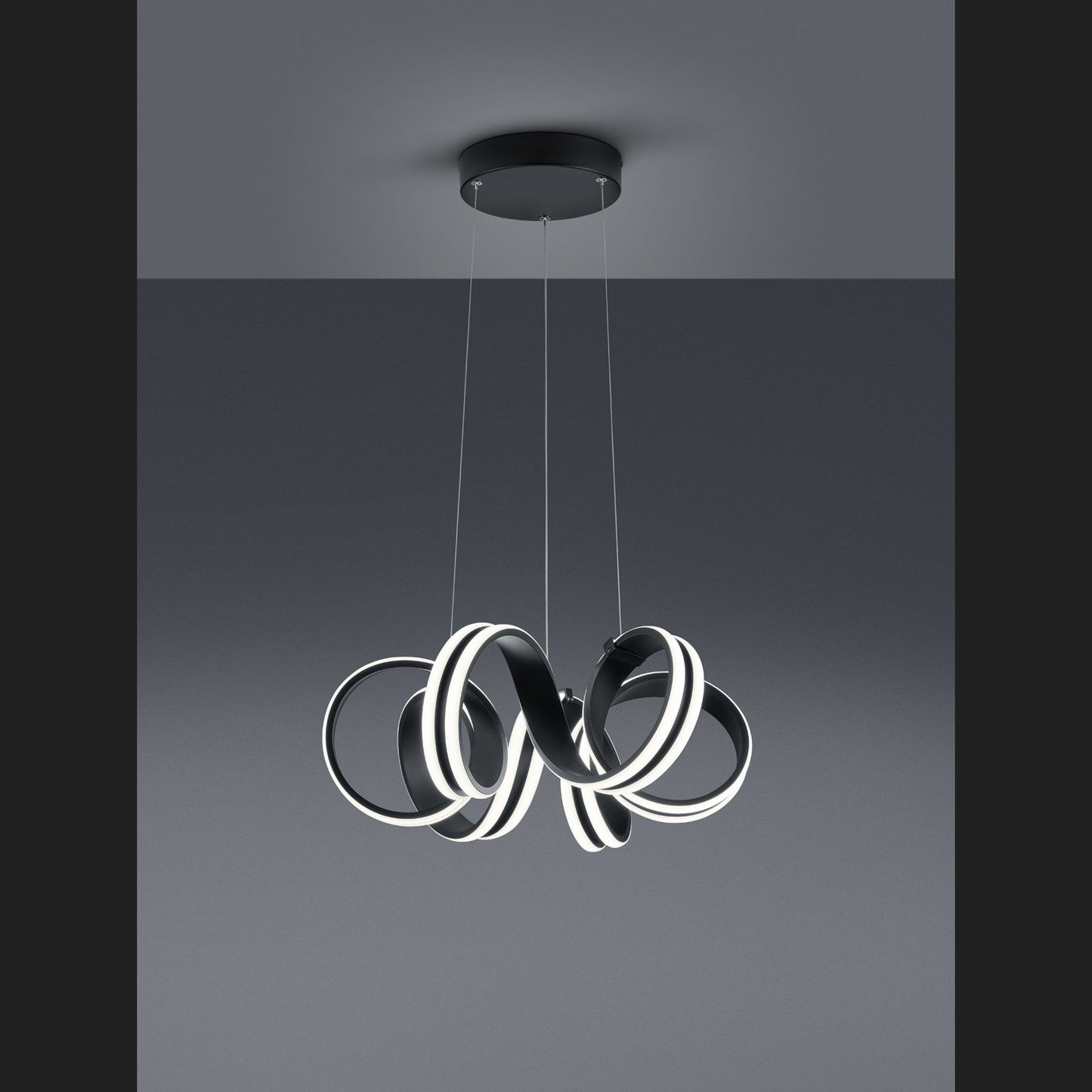 Carrera  - Pendant - Black Matt - Trio