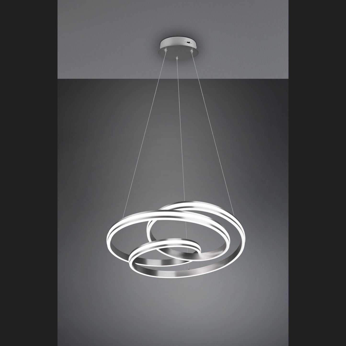 Nuria  - Pendant - Nickel Matt - Trio
