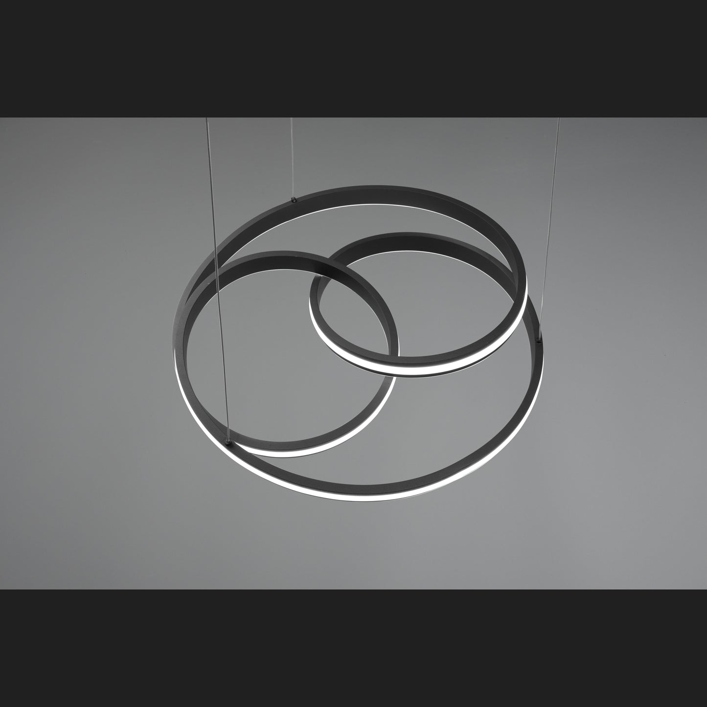 Nuria  - Pendant - Black Matt - Trio