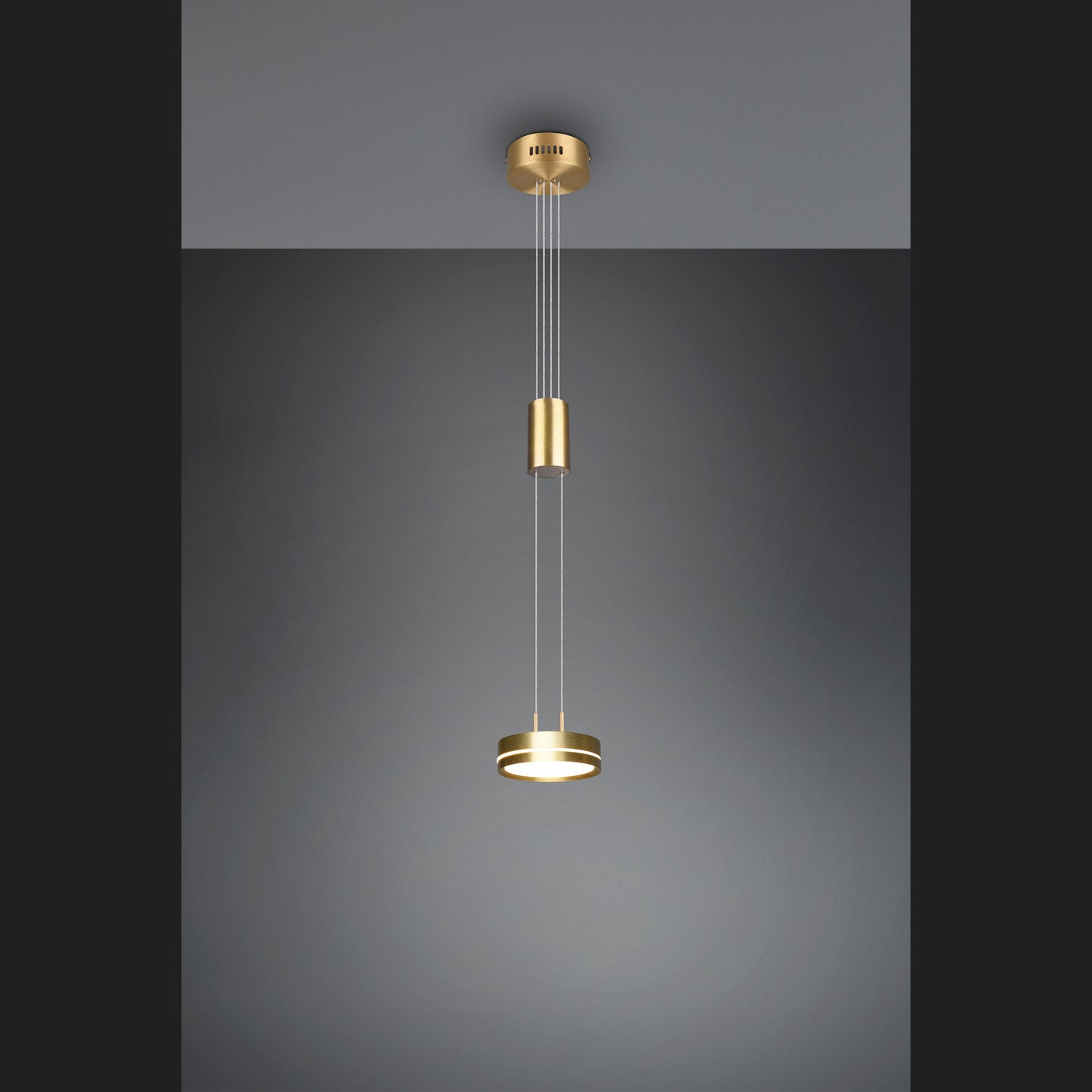 Franklin  - Pendant - Brass Matt - Trio