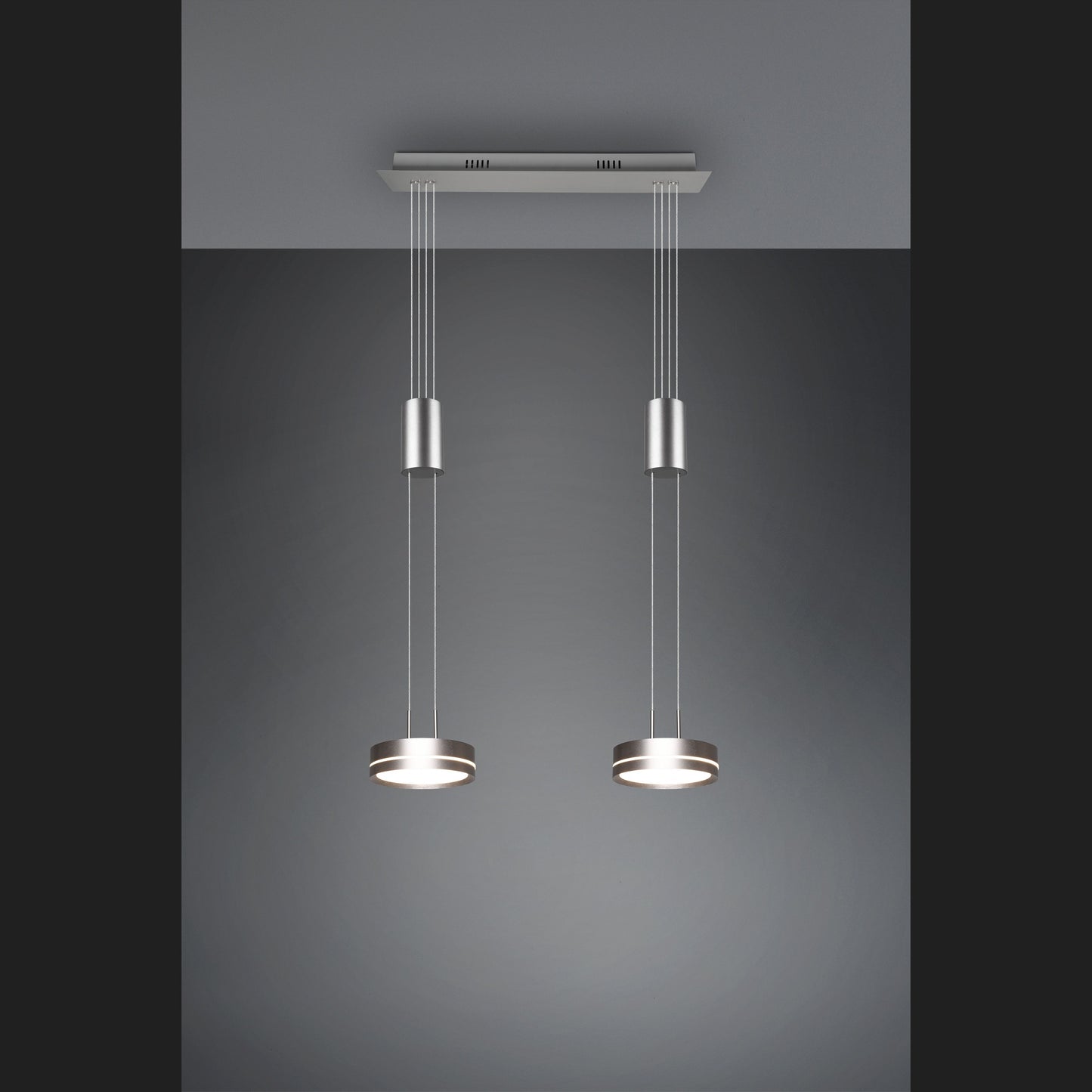 Franklin  - Pendant - Nickel Matt - Trio