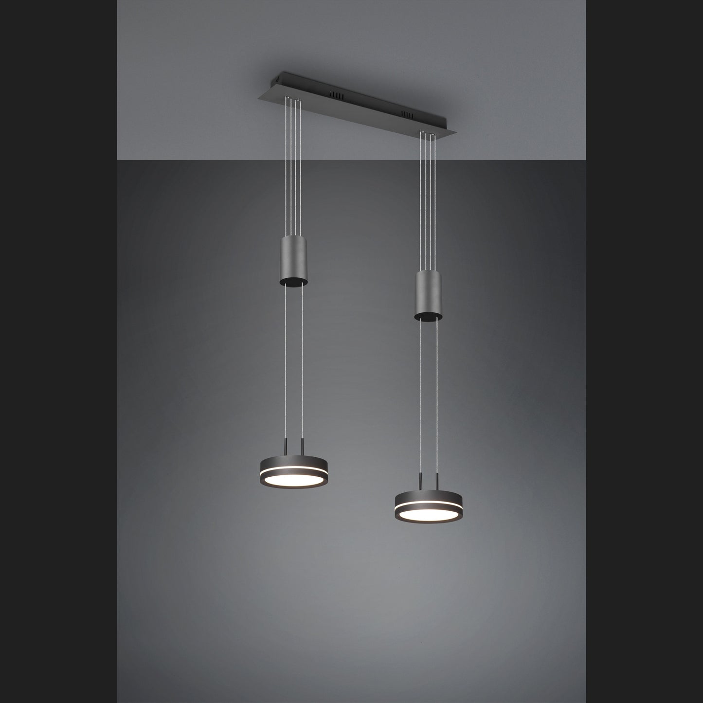 Franklin  - Pendant - Anthracite - Trio