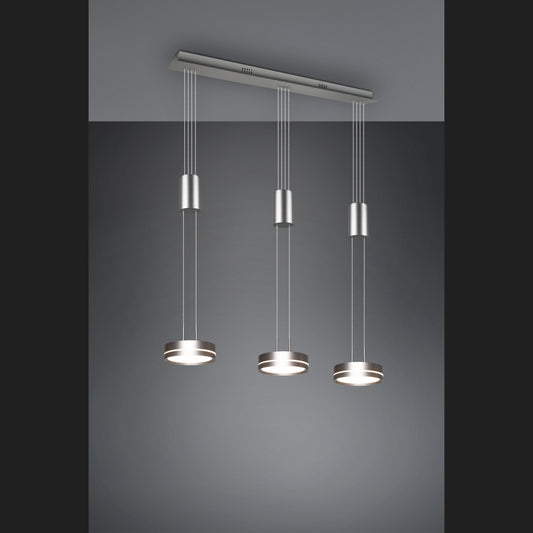 Franklin  - Pendant - Nickel Matt - Trio