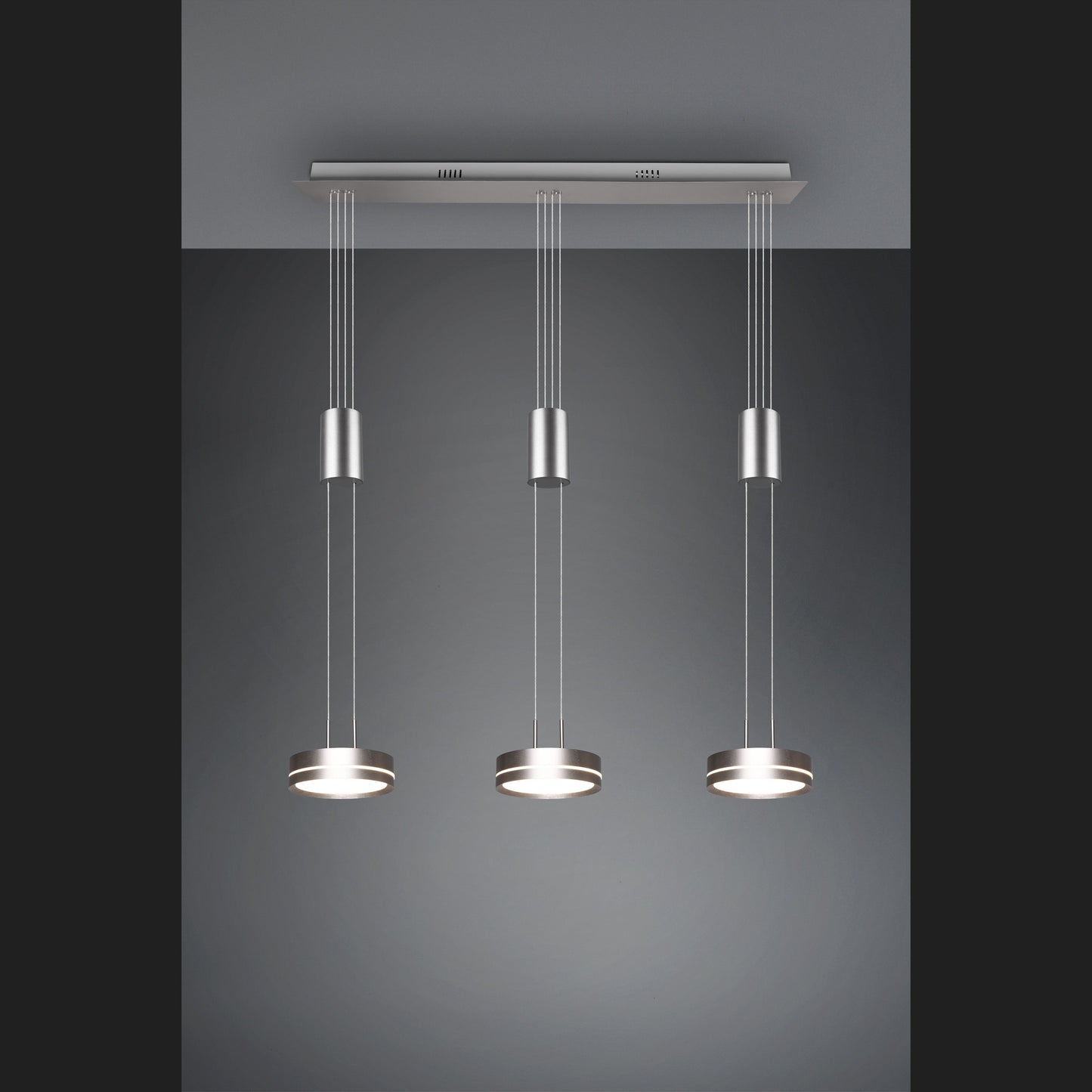Franklin  - Pendant - Nickel Matt - Trio