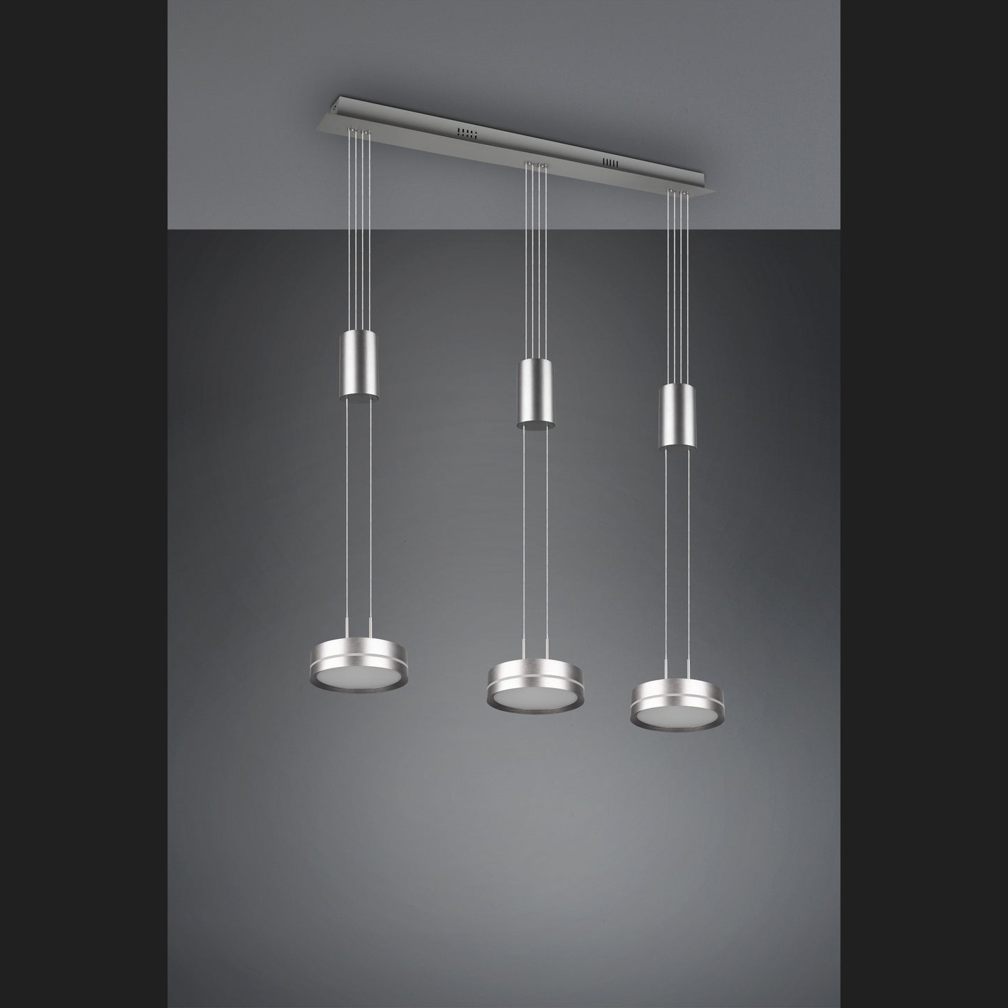 Franklin  - Pendant - Nickel Matt - Trio