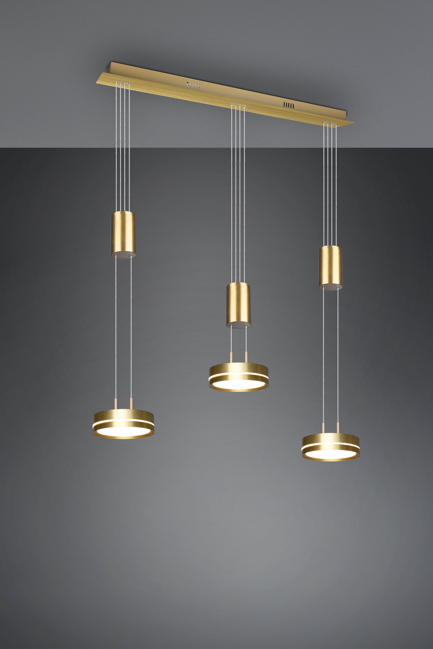 Franklin  - Pendant - Brass Matt - Trio