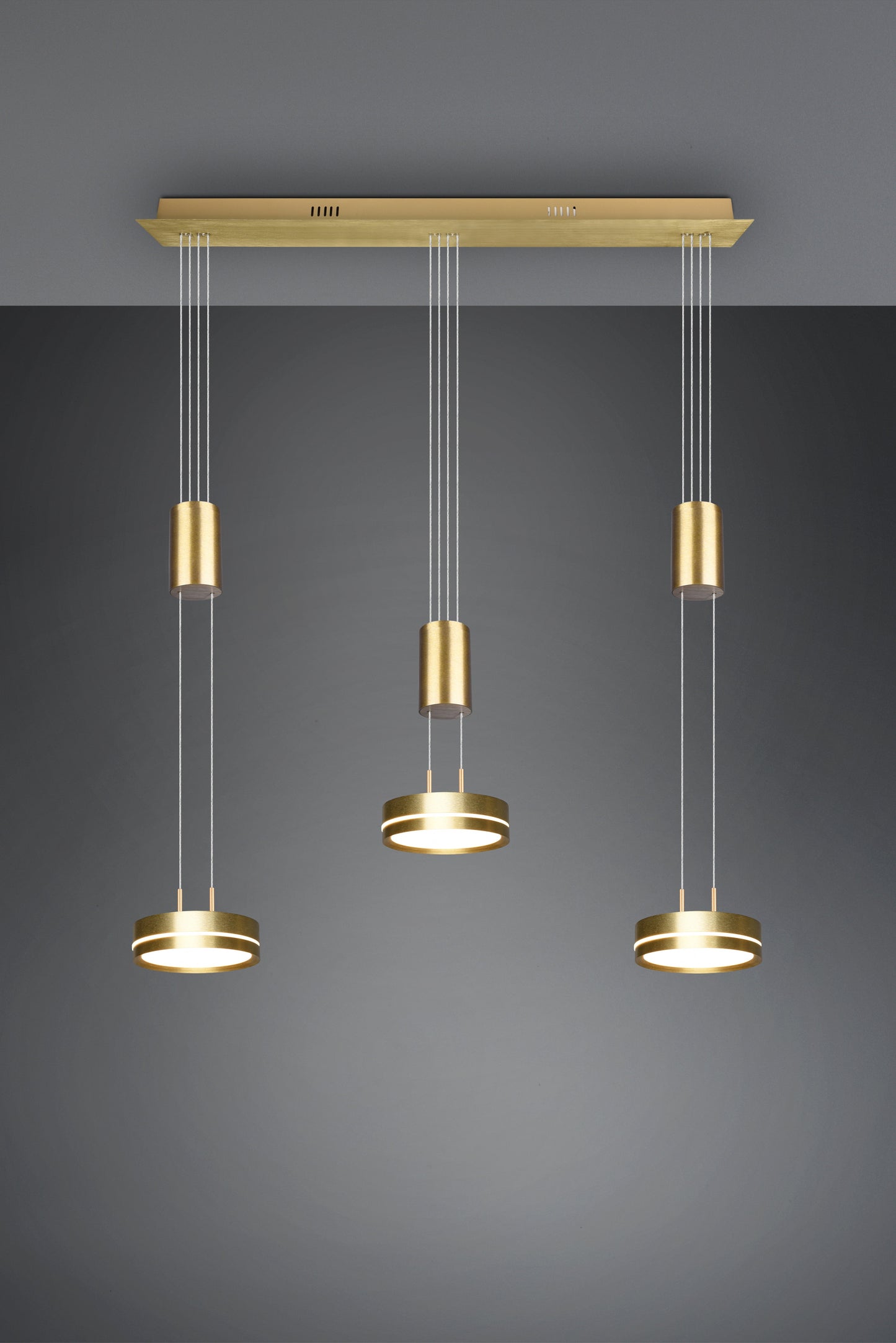 Franklin  - Pendant - Brass Matt - Trio