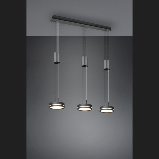 Franklin  - Pendant - Anthracite - Trio