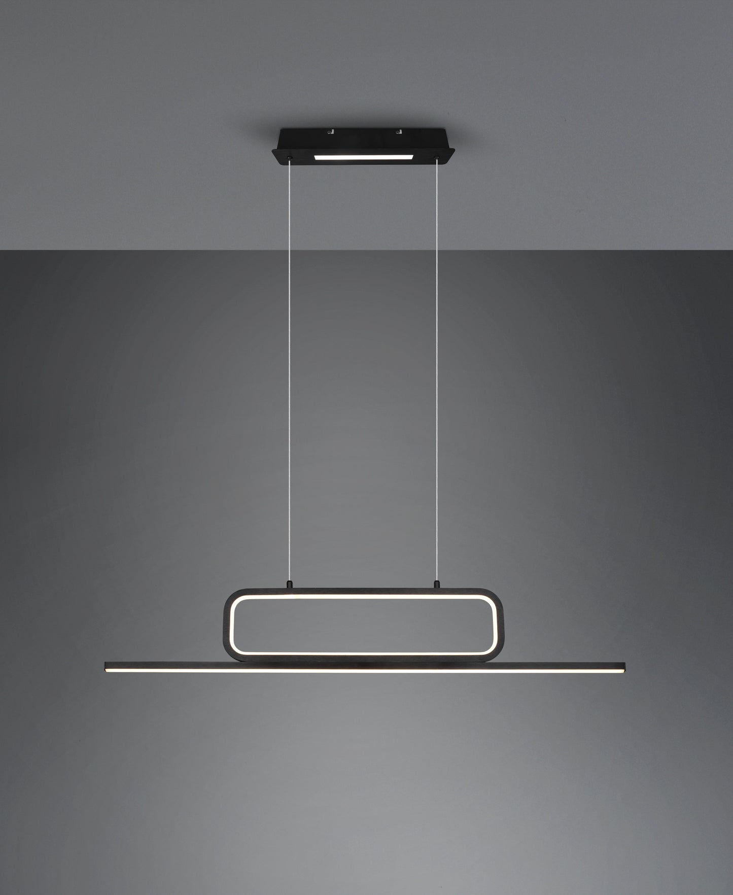 Aick  - Pendant - Black Matt - Trio