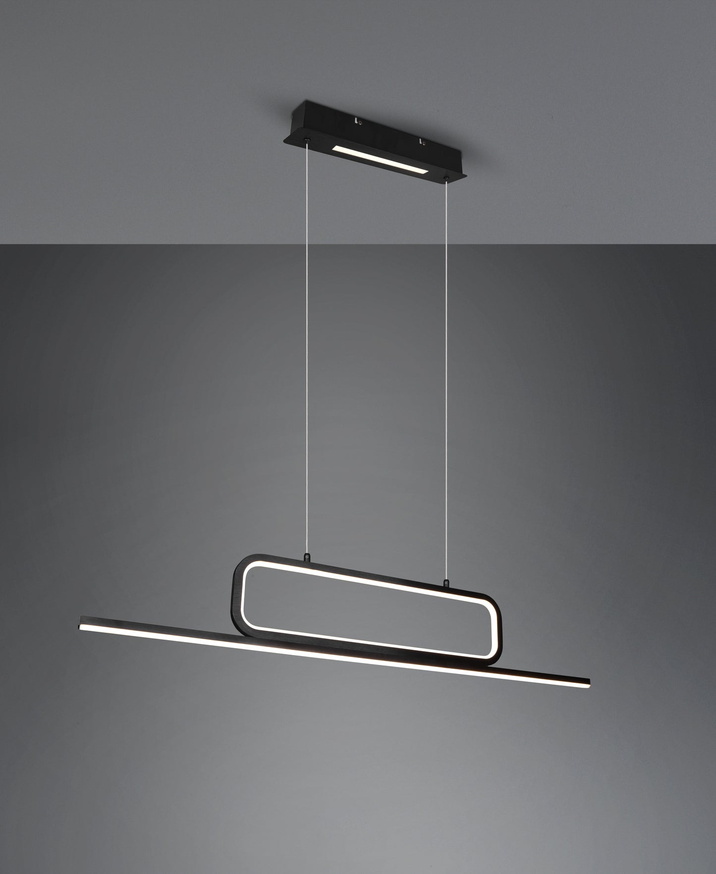 Aick  - Pendant - Black Matt - Trio