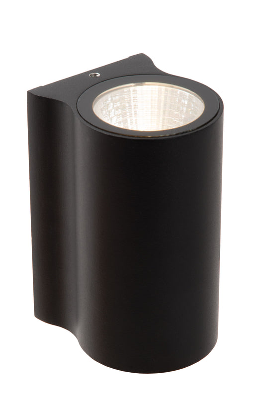 Lucide AKRA - Wall light Indoor/Outdoor - LED - 1x8W 2700K - IP54 - Black