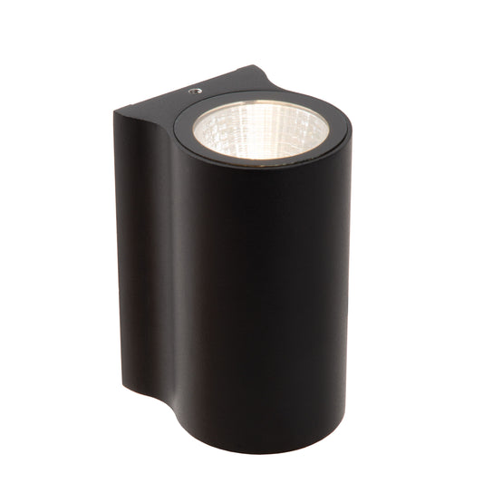 Lucide AKRA - Wall light Indoor/Outdoor - LED - 1x8W 2700K - IP54 - Black