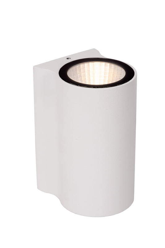 Lucide AKRA - Wall light Indoor/Outdoor - LED - 1x6W 2700K - IP54 - White