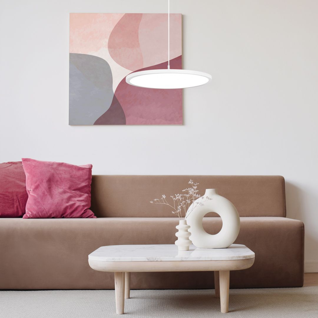 Tray  - Pendant - White Matt - Trio