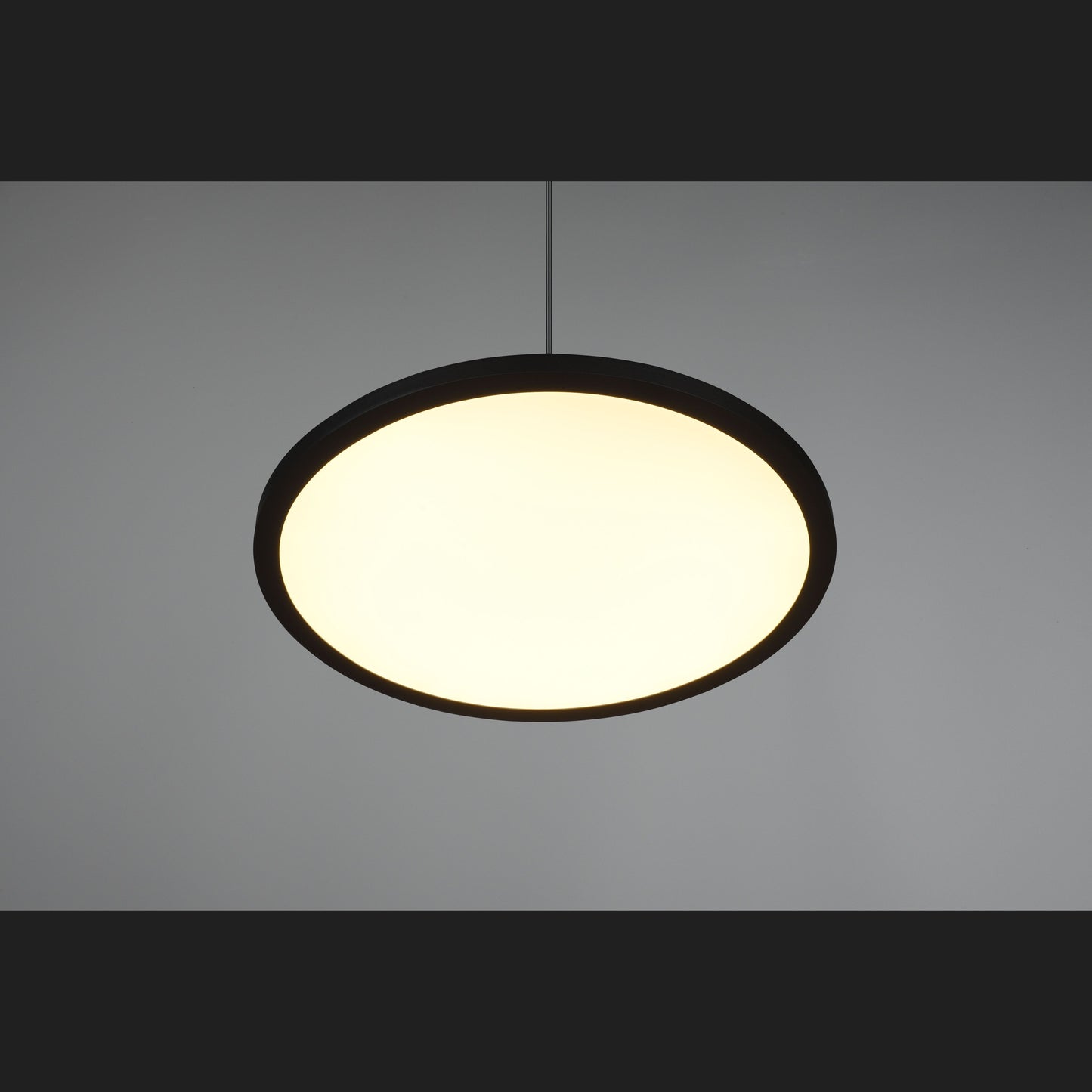 Tray  - Pendant - Black Matt - Trio