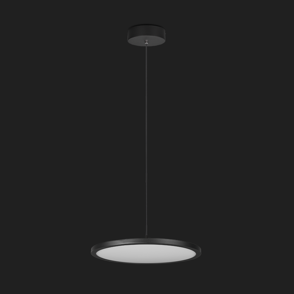 Tray  - Pendant - Black Matt - Trio