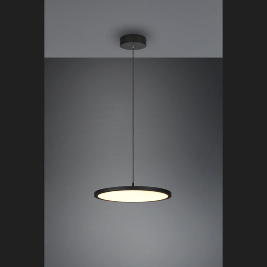 Tray  - Pendant - Black Matt - Trio