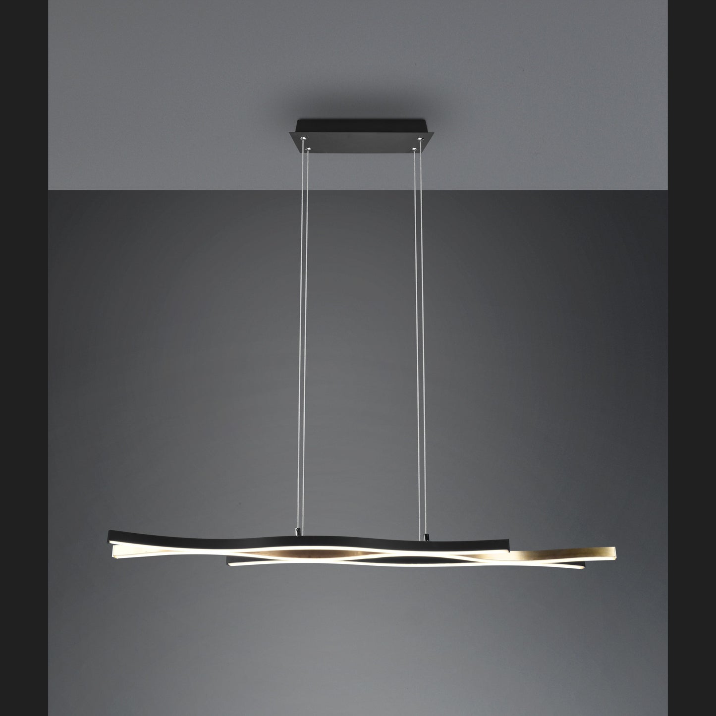 Blaze  - Pendant - Brass Matt - Trio