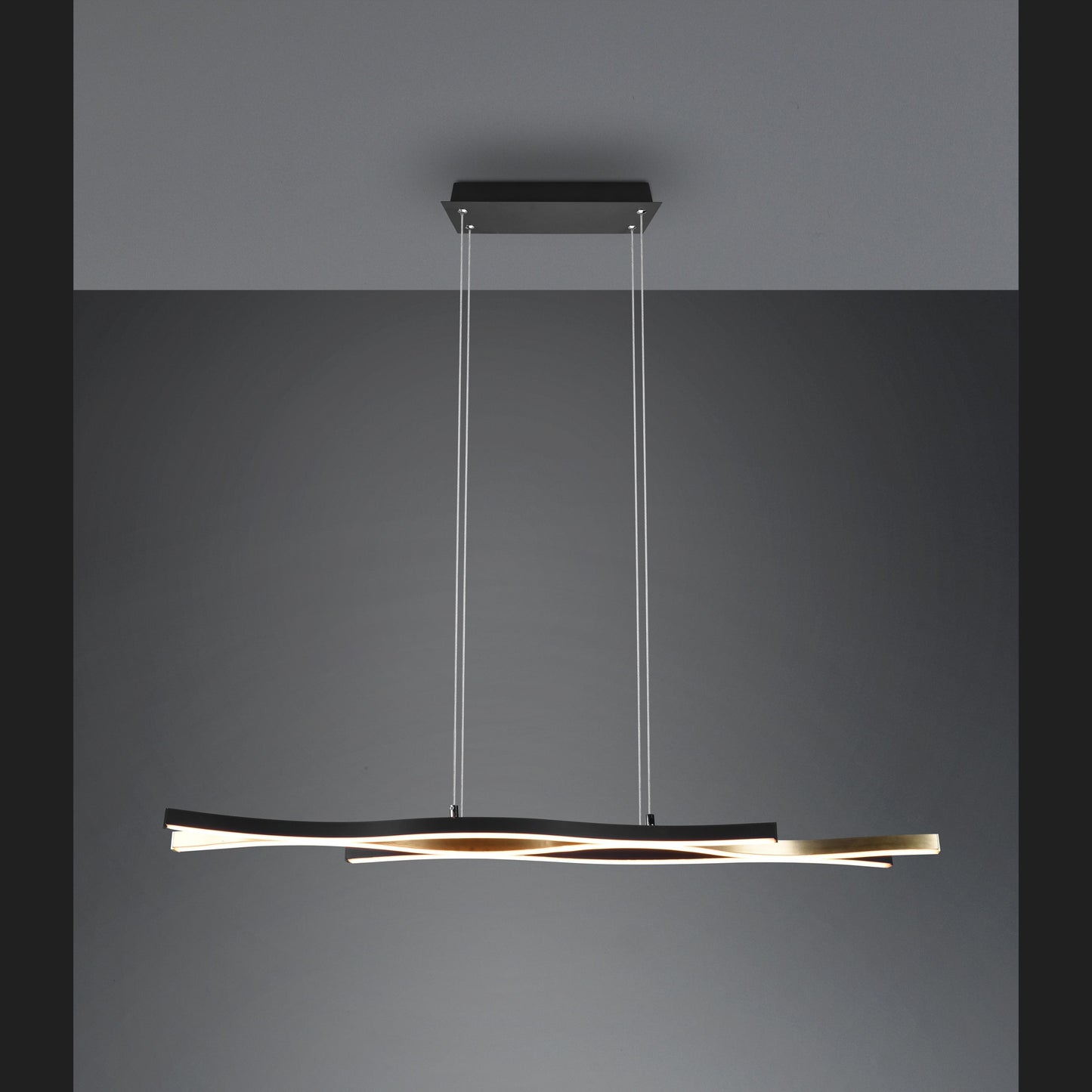 Blaze  - Pendant - Brass Matt - Trio