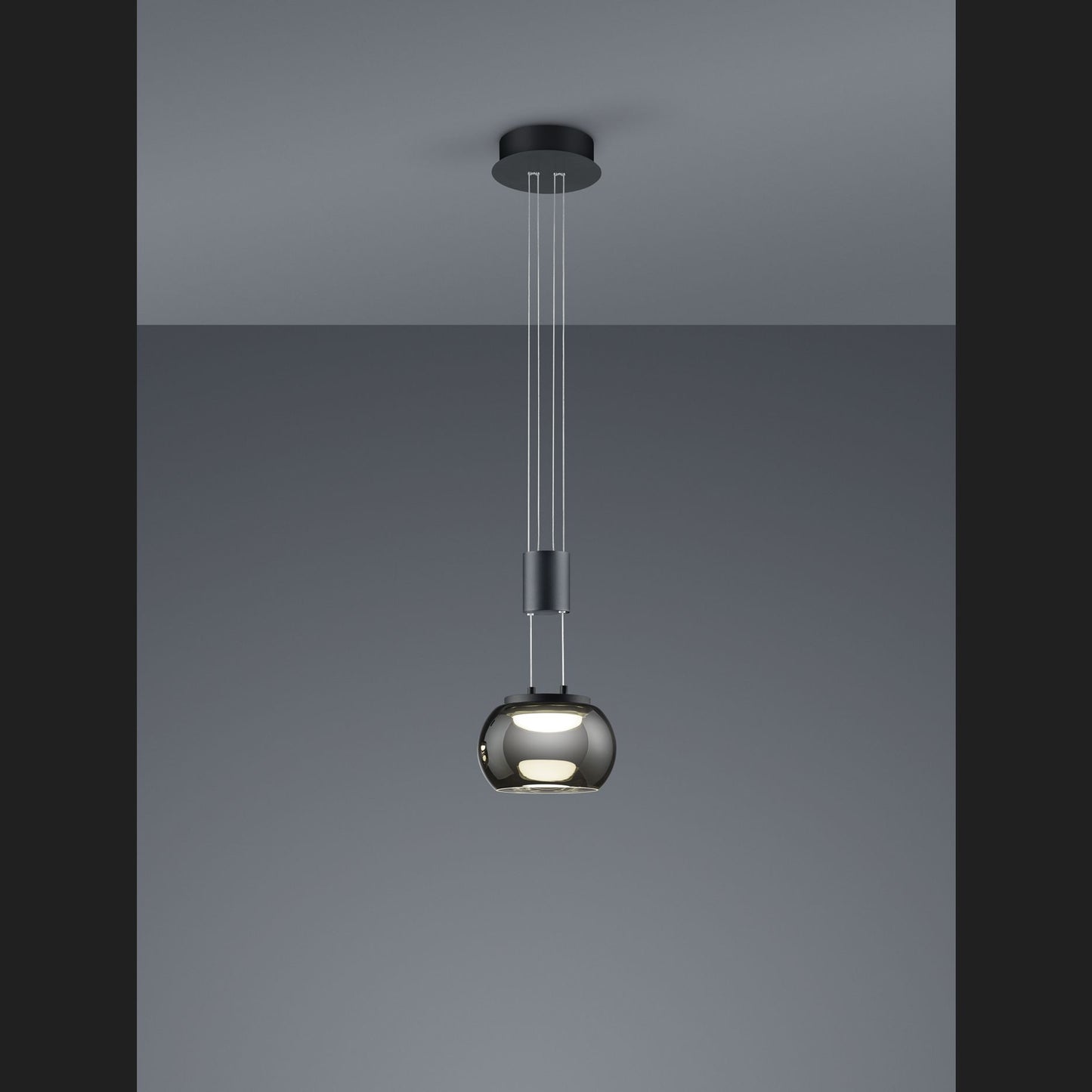 Madison  - Pendant - Chrome Plated - Trio