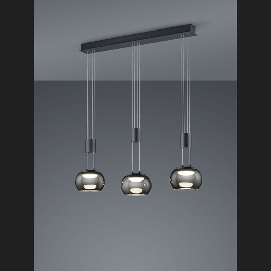 Madison  - Pendant - Chrome Plated - Trio