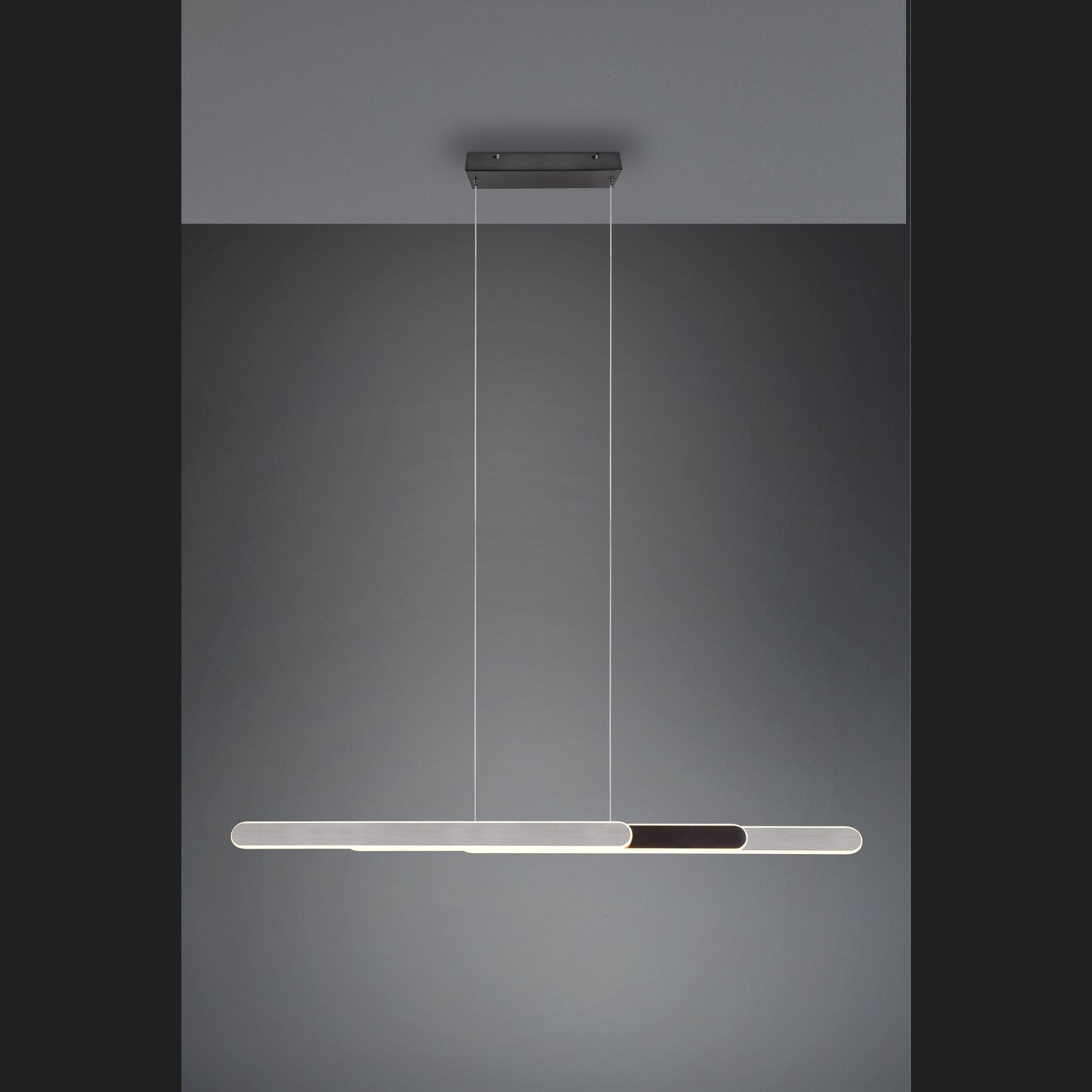 Helios  - Pendant - Brushed Aluminium - Trio