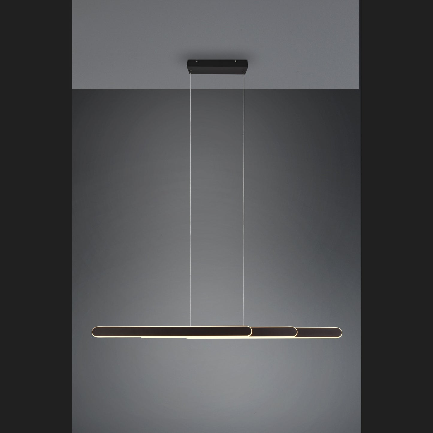 Helios  - Pendant - Black Matt - Trio