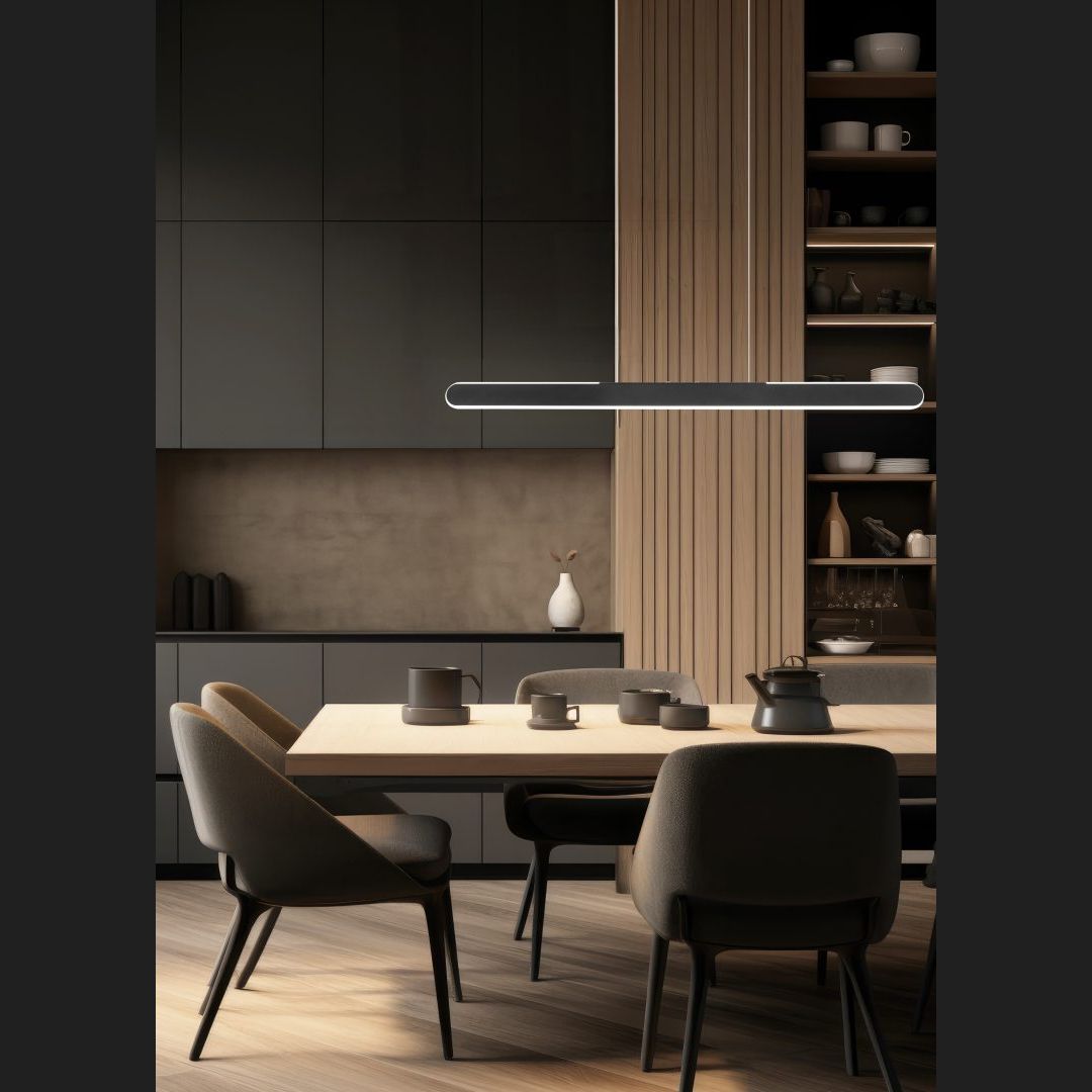 Helios  - Pendant - Black Matt - Trio