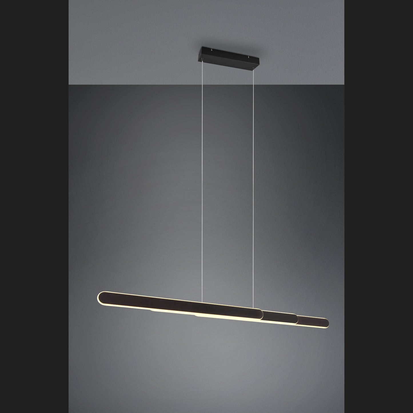 Helios  - Pendant - Black Matt - Trio