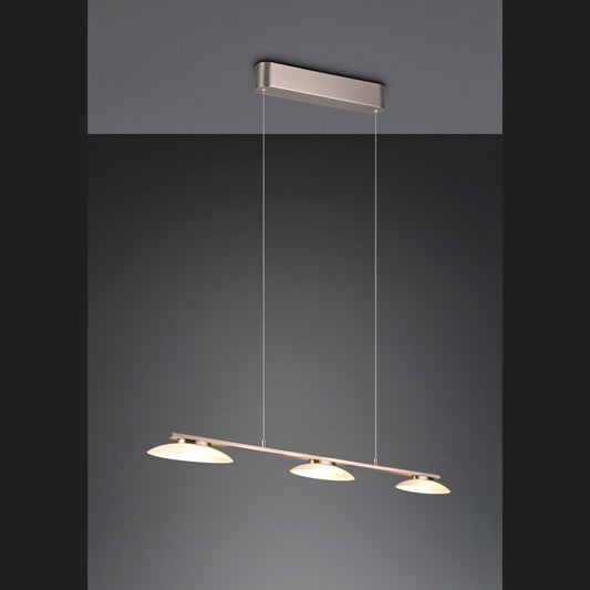 Merton  - Pendant - Nickel Matt - Trio