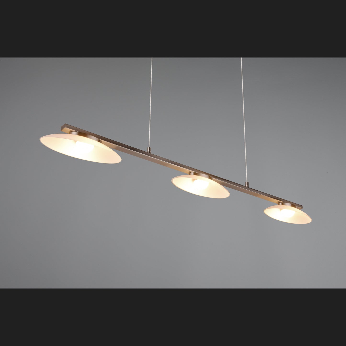 Merton  - Pendant - Nickel Matt - Trio