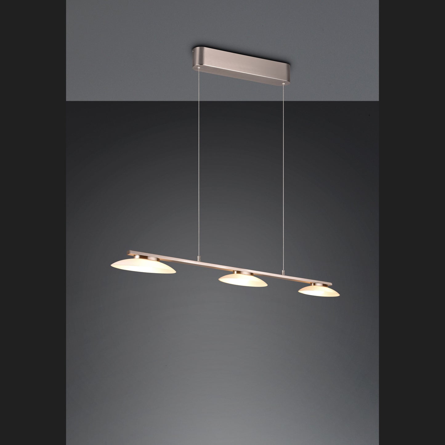 Merton  - Pendant - Nickel Matt - Trio