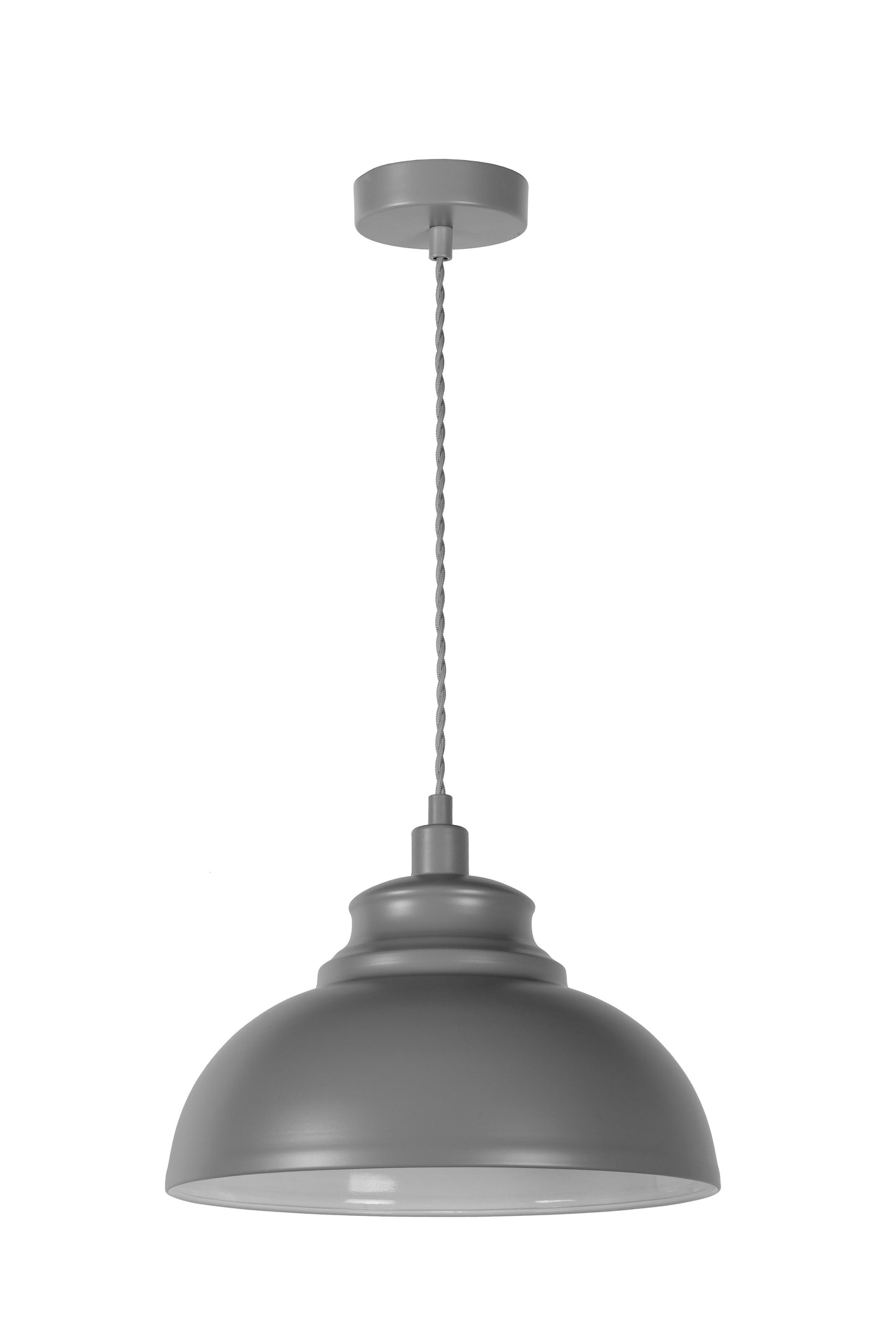 Lucide ISLA - Pendant light - Ø 29 cm - 1xE14 - Grey