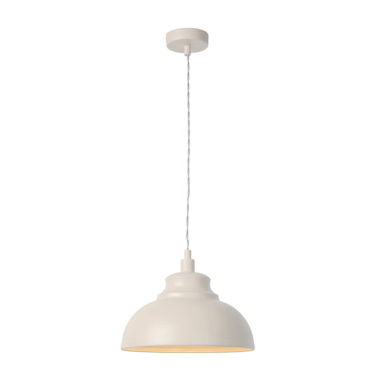 Lucide ISLA - Pendant light - Ø 29 cm - 1xE14 - Cream