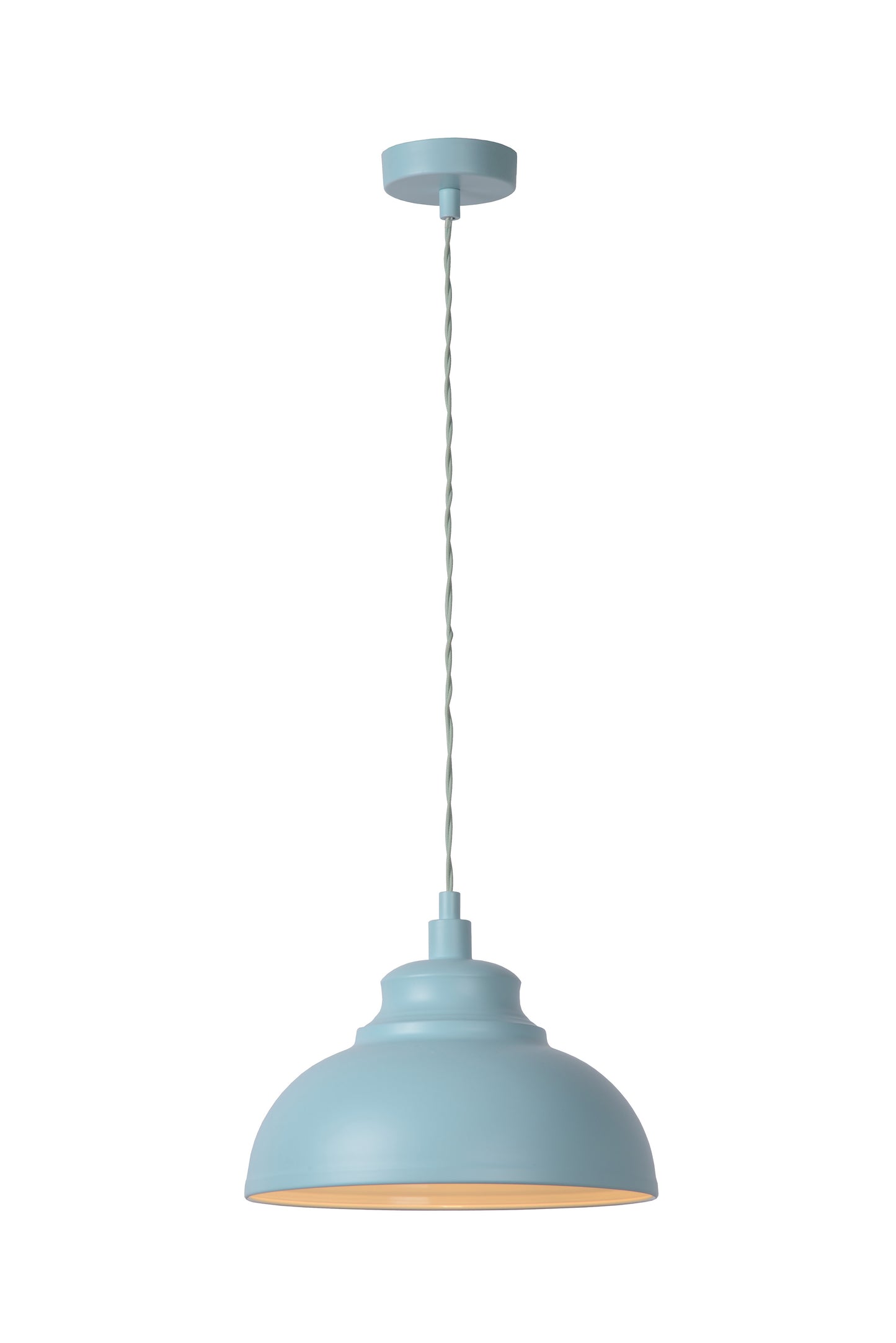 Lucide ISLA - Pendant light - Ø 29 cm - 1xE14 - Pastel Blue